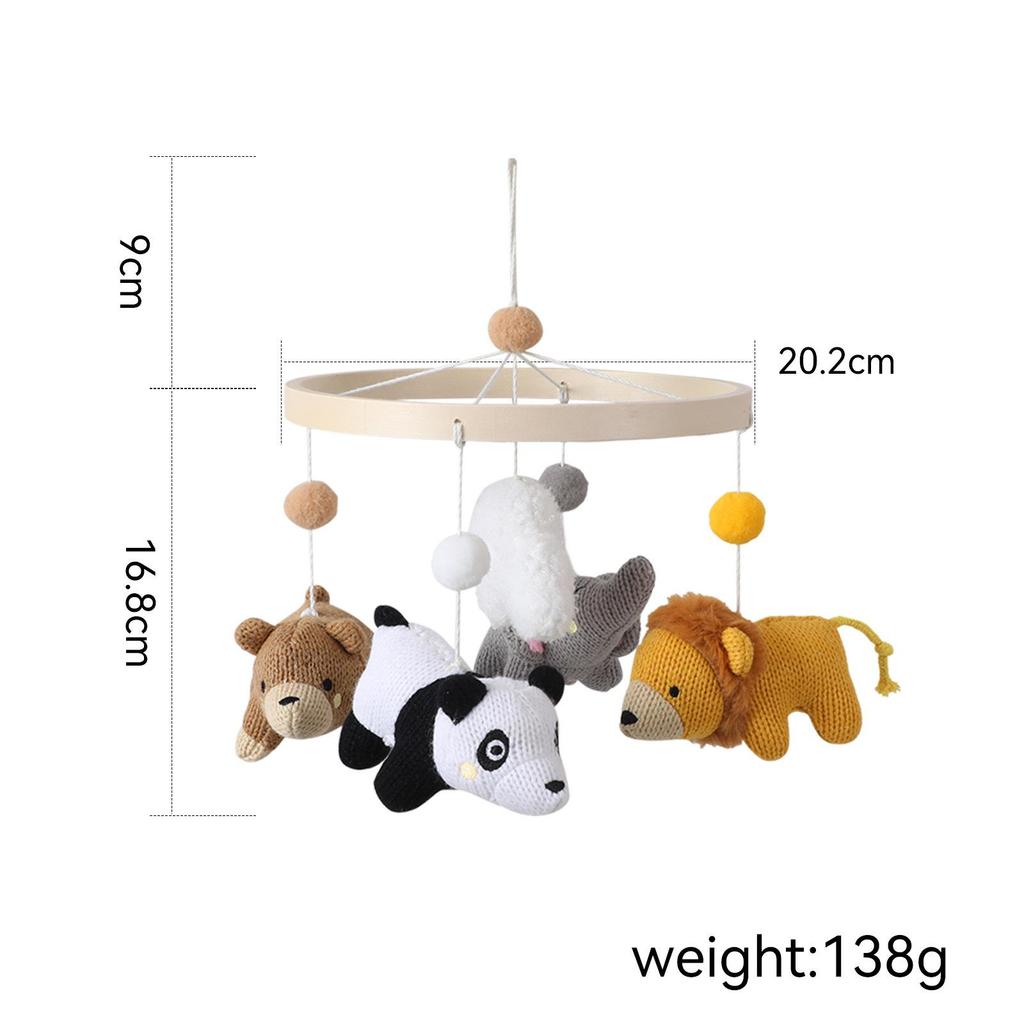 Rotating Crib Mobile: Newborn Baby Sleep Aid & Educational Rattle Toy