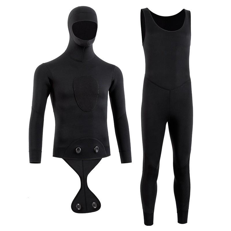 Mens Womens 3mm 5mm Neoprene Wetsuit Scuba Diving Snorkeling Spearfishing Cold Water Swimming Full Body Thermal Protection