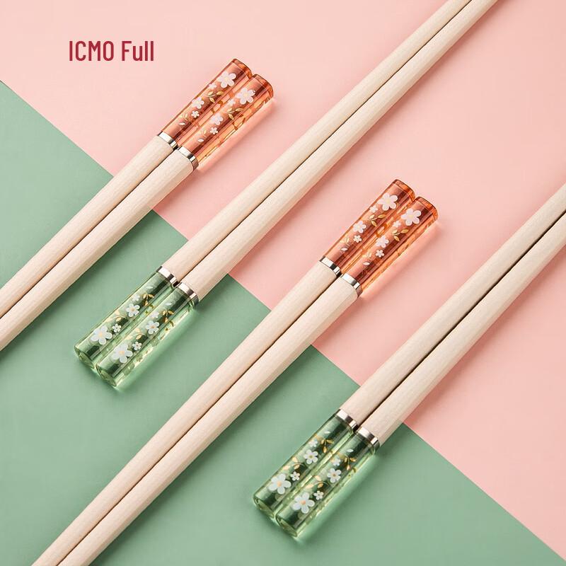 Kemmando Japanese Cherry Blossom Alloy Chopsticks