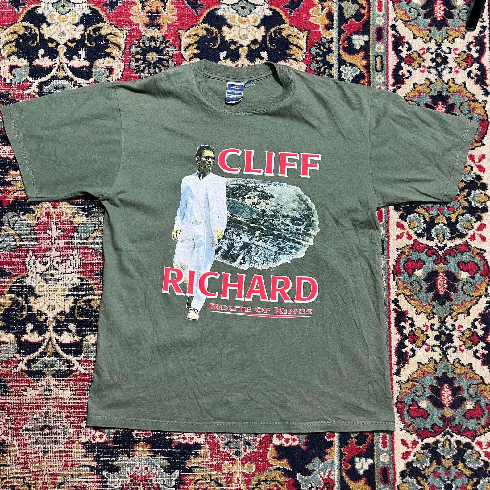 Cliff Richard Route Of Kings 1999 Tour T-Shirt London Size L M