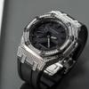 Casio Unisex 48.5mm Black Watch GA-2100-1A1(Watch8--)