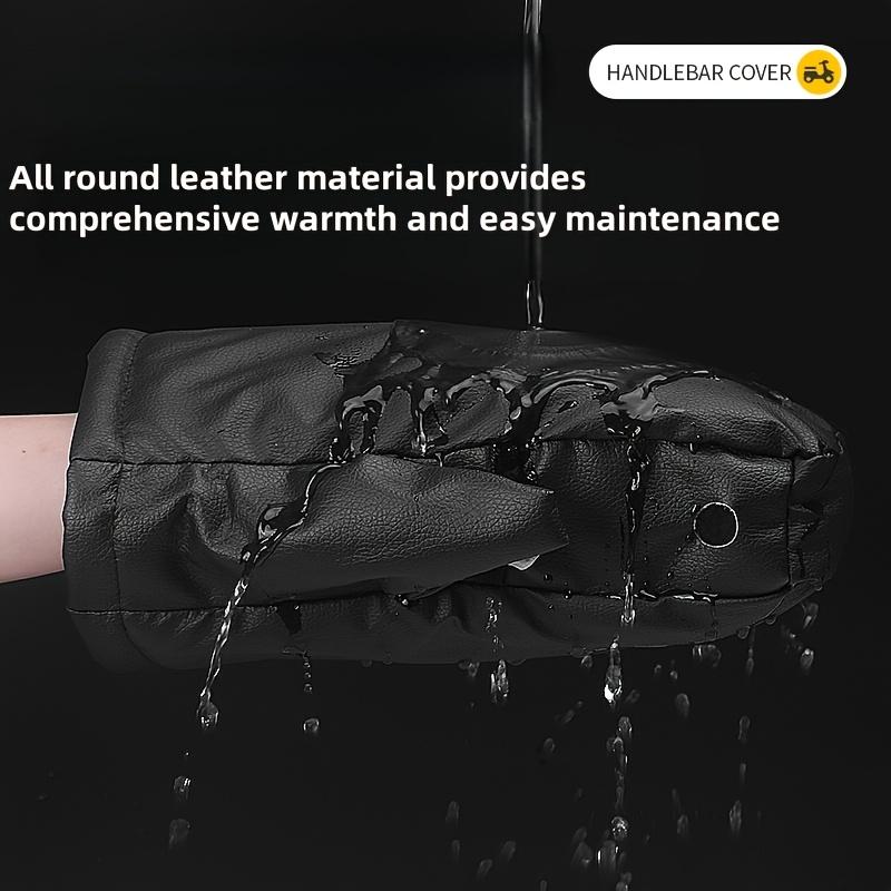Extra-Large Thickened Winter Motorcycle and Bicycle Handlebar Covers