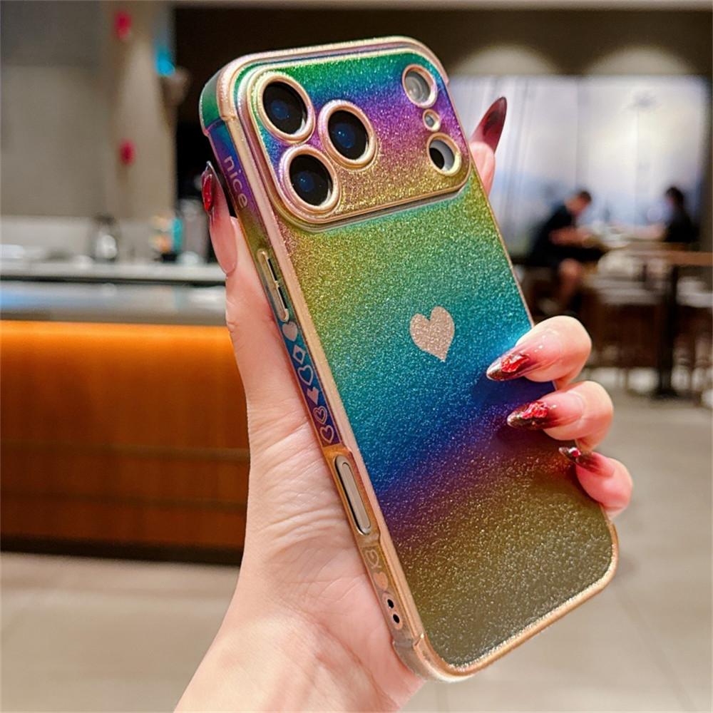 For iPhone 17 Pro Max Magnetic Case TPU Dazzling Color Electroplated Phone Back Cover