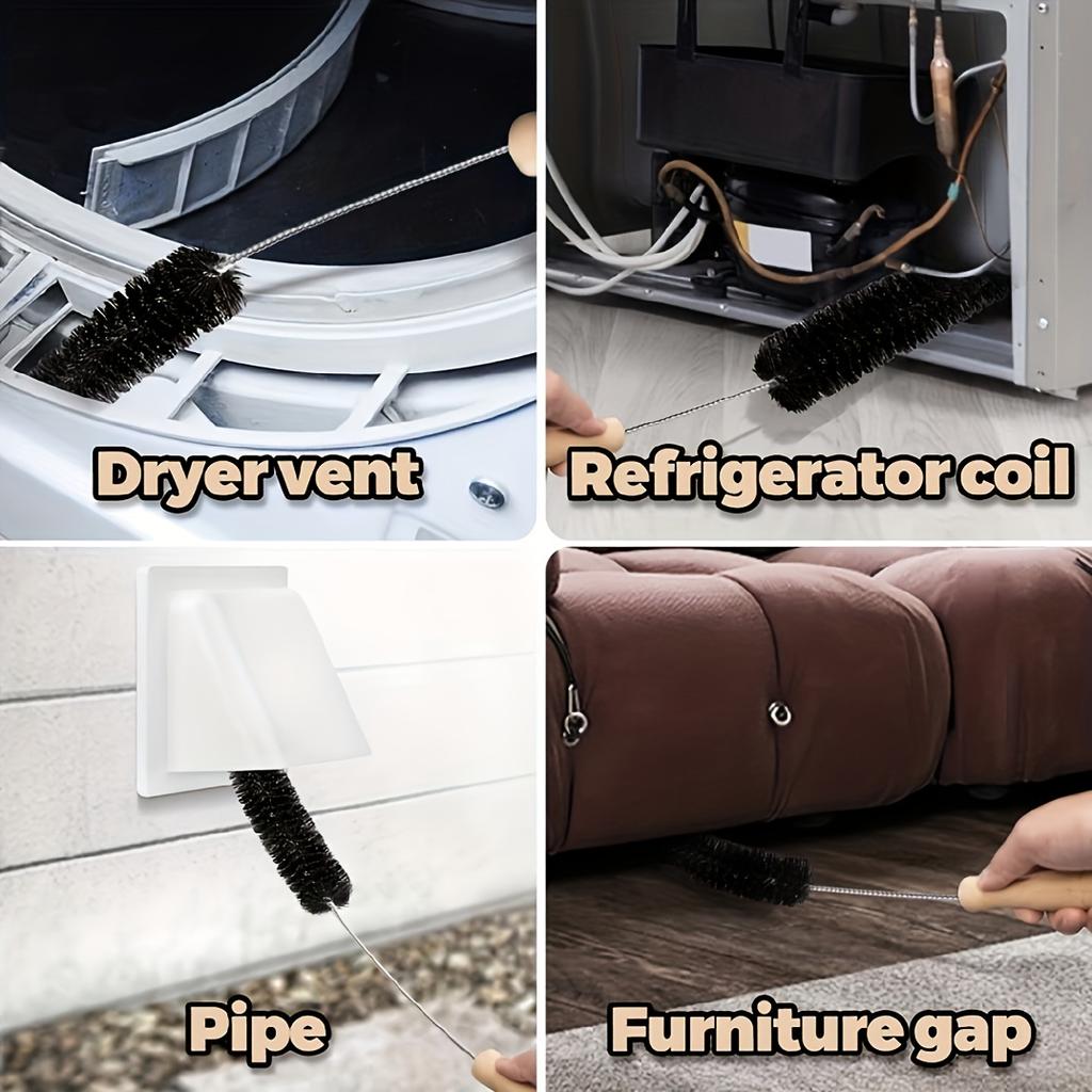 1pc Ultimate Lint Remover Dryer Vent Cleaning Brush - Powerful Home Laundry Room Duster Tool - Efficient Vent Cleaner for Safe and Hassle-Free Use