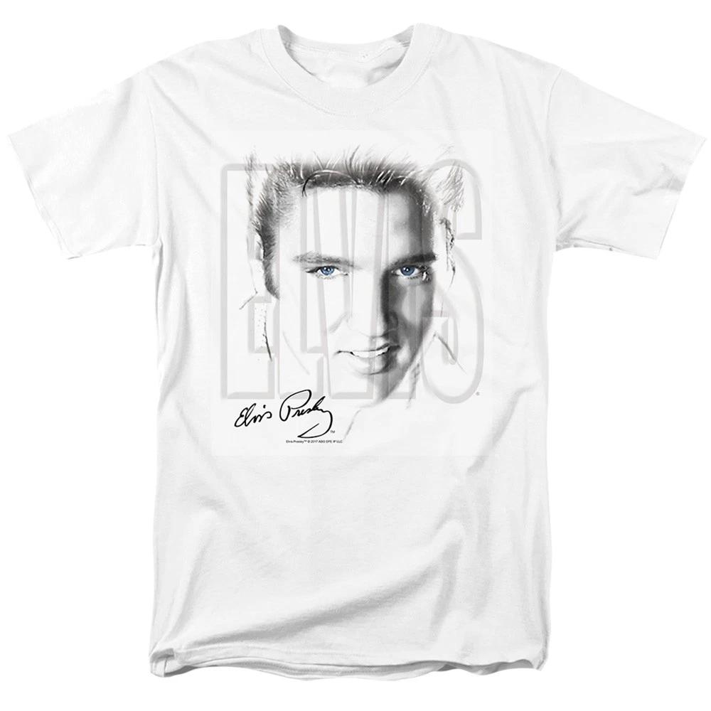 Elvis Presley - Blue Eyes - Unisex Short Sleeve Children s T-shirt - White 110