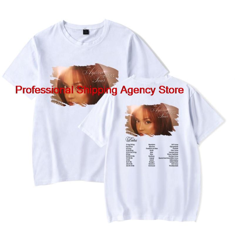 Ayliva Tour T-Shirts Merch T-Shirt Sommer Für Damen Unisex Unisex Freizeit Kurzarm Kleidung Mode Streetwear