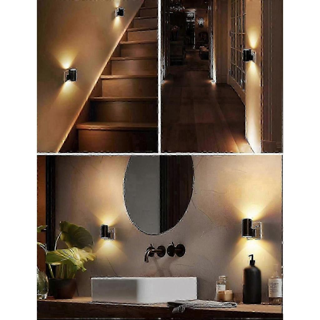Luce Notturna da Parete con Sensore Crepuscolare, Luminosità Regolabile fino a 100LM, Bianco Caldo 3000K, Confezione da 1, Design Vintage
