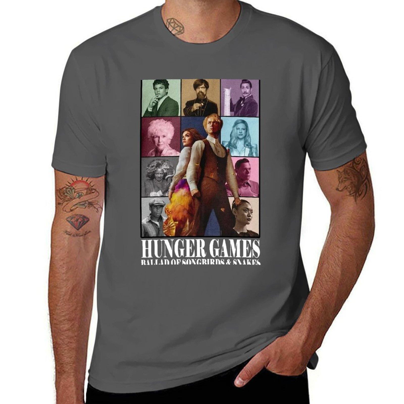 

The Hungers Games Ballad of Songbirds & Snakes 2023 T-Shirt printed t shirts for man t shirts for man graphic funny T-Shirt 4XL