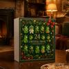 Xmas Tree Hanging Decor Frog Advent Calendar 2026, 24 Days 2D Acrylic Crystal Pattern Christmas Decorative Ornaments Countdown Calendar, Frog-Themed