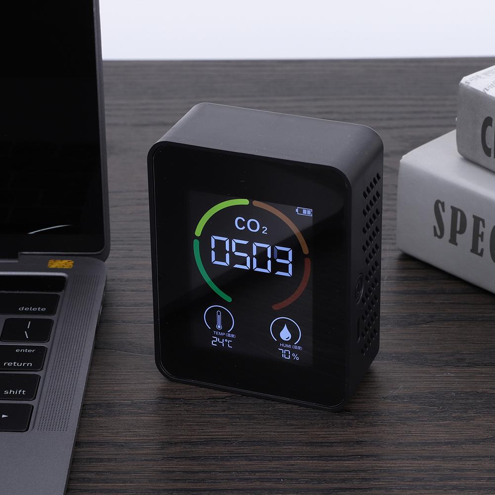 3/5/6/10 in 1 Digital Portable CO2 Meter LCD Display Temperature Humidity Tester Carbon Dioxide Detector Air Quality Monitor