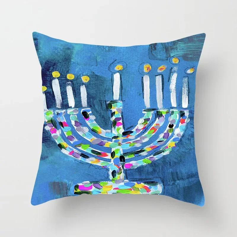 Abstract Geometric Art Graffiti Printing Pattern Cushion Cover Home Living Room Sofa Decoration Square Pillow
