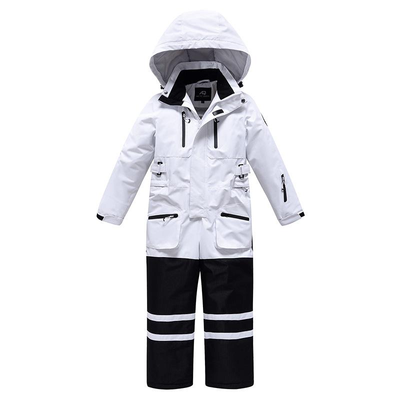 Trajes de esquí para niños y niñas de nuevo estilo Trajes de esquí de una sola pieza cálidos y transpirables