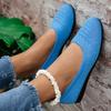 Casual Tennis Shoes For Women Women'S Solid Color Thin Soled Slip Low Cut Flat Shoes Fashionable Fabric Upper TêNis Feminino