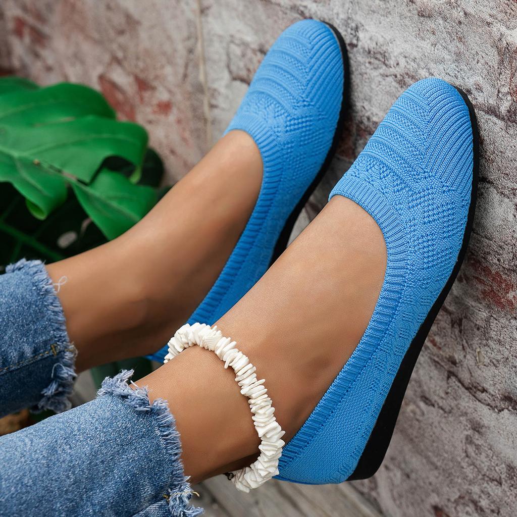 Casual Tennis Shoes For Women Women'S Solid Color Thin Soled Slip Low Cut Flat Shoes Fashionable Fabric Upper TêNis Feminino