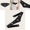 Womens Leather Waist Belt With Heart Shaped Buckle For Vintage Fashion And Waist Cinching