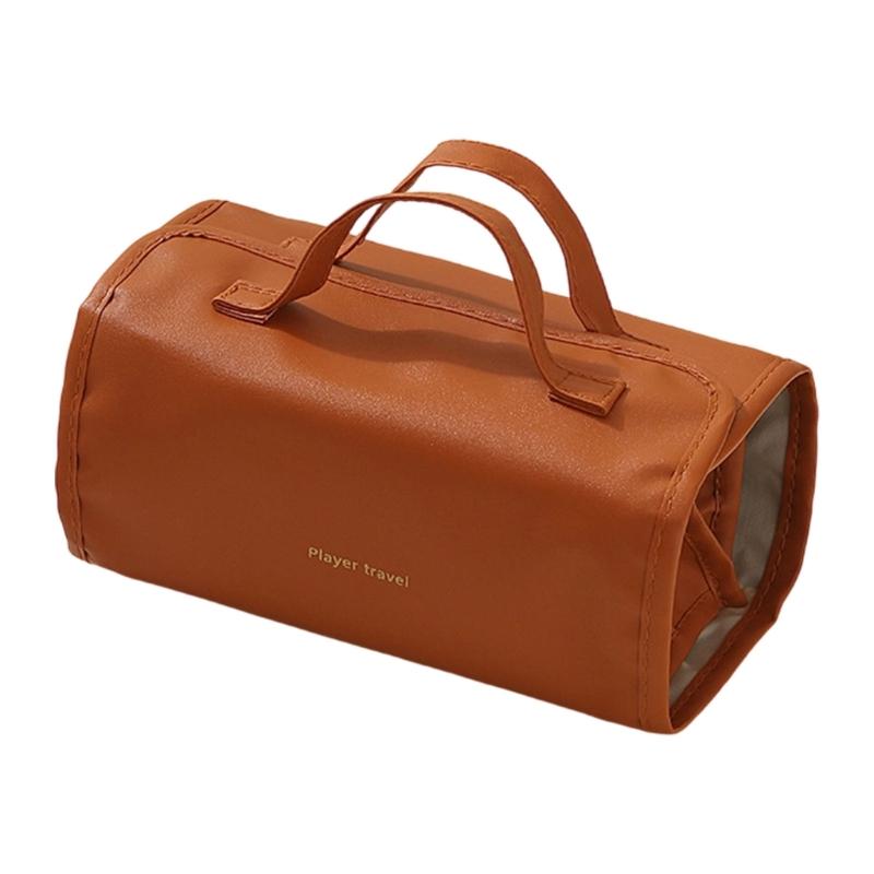 Large Capacity Portable Storage Pouches For Cosmetics Toiletries With Removable Dividers And PVC Materials