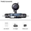 F108 Quad-Lens Dash Cam 1080P with Front, Left, Right, Rear Monitoring & Reverse View