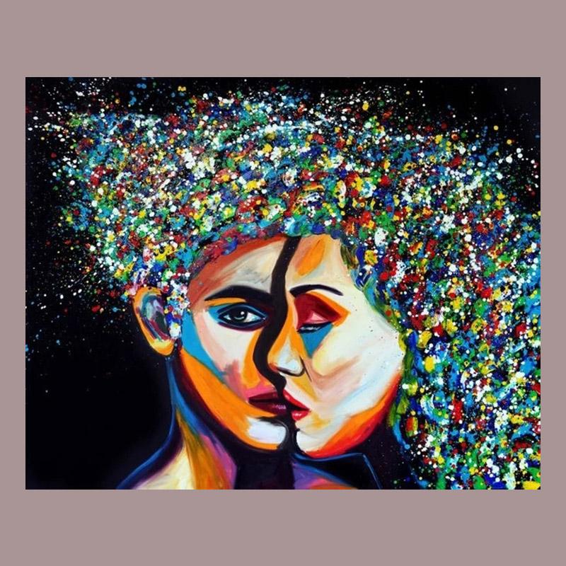 Graffiti Art Novel Aabstract Women Canvas Painting Wall Art Posters Prints Wall Pictures for Living Room Home Wall Decor