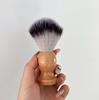 Men's Old-Fashioned Wooden Beard Shaving Brush