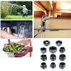 Comprehensive 11 Piece Faucet Adapter Kit Premium Brass Construction Compatible with Various Kitchen and Garden Fixtures