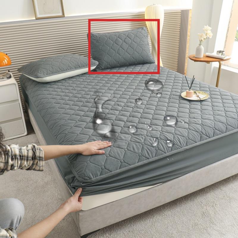 2025 New Waterproof Thicken Mattress Pad Protector Adjustable Fitted Sheets Bed Covers Anti-Bacterial Pad For Bed 150x200 160x200 180x200