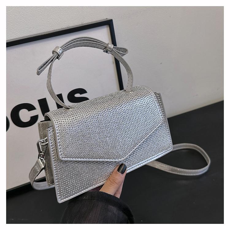 

Женская высококачественная сумка со стразами, универсальная сумка на одно плечо, новая модная светская львица, доступная роскошь