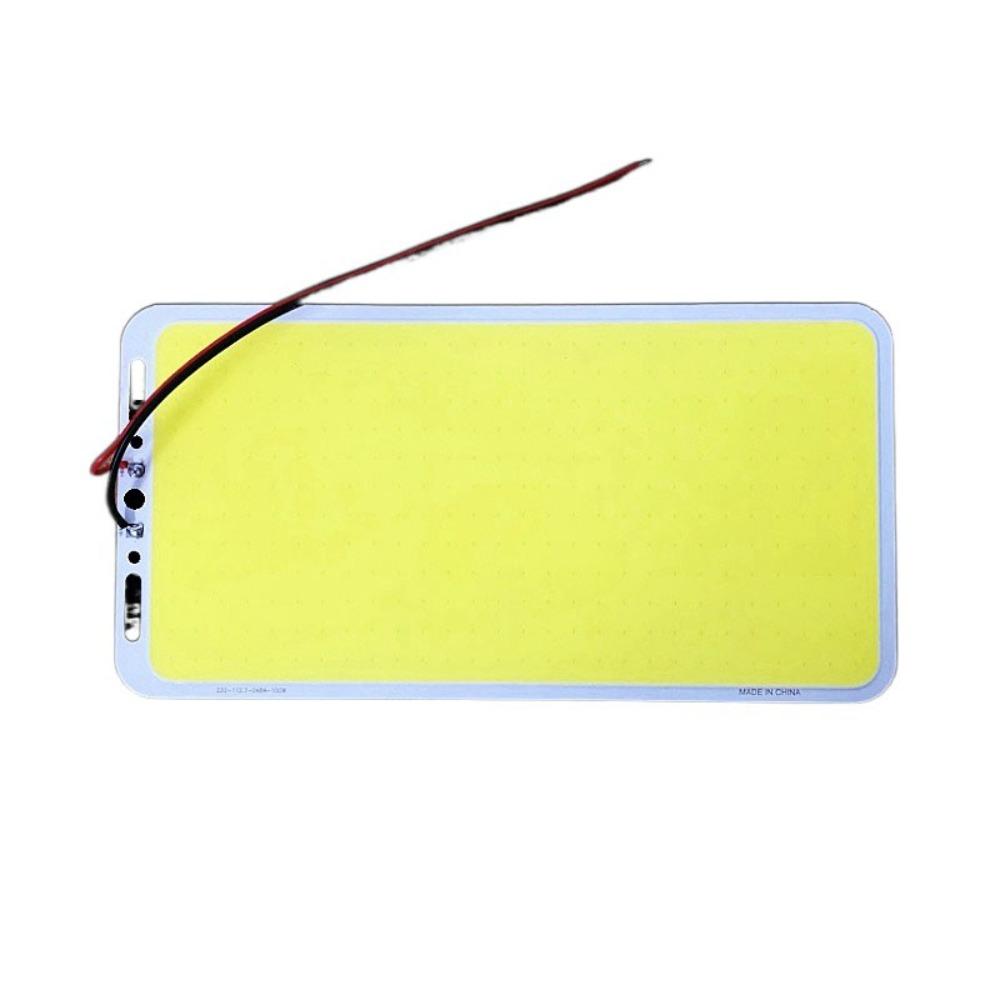 

100 Вт 12 В Кемпинговые прожекторы Чип-полоса Лампа для удочки Панельный свет COB LED Для улицы White With Wires