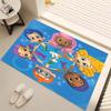 1pc Bubble Guppies Print Area Rug - Soft, Washable Non-Slip Indoor Mat, Living Room, Home Office Decorative Rug,Office Decorative