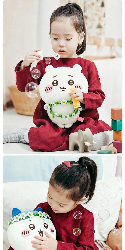 Chiikawa Yoshikawawa Flower Wreath Watermelon Plush Pendant Toy