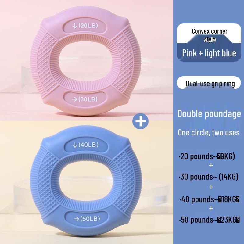 Silicone Grip Ring for Men, Women, and Kids - Hand, Arm, and Finger Strength Training/Rehabilitation Equipment