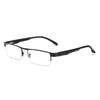 Fashion Half Frame Reading Glasses Men Women Square Metal Optical Eyeglasses Vintage Presbyopia Eyewear