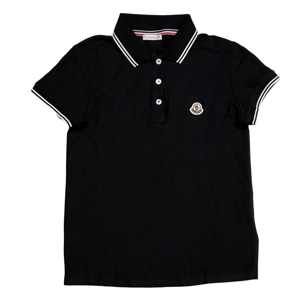 Moncler Polo Shirt Black Women's Size XS Model F10938A7020084567