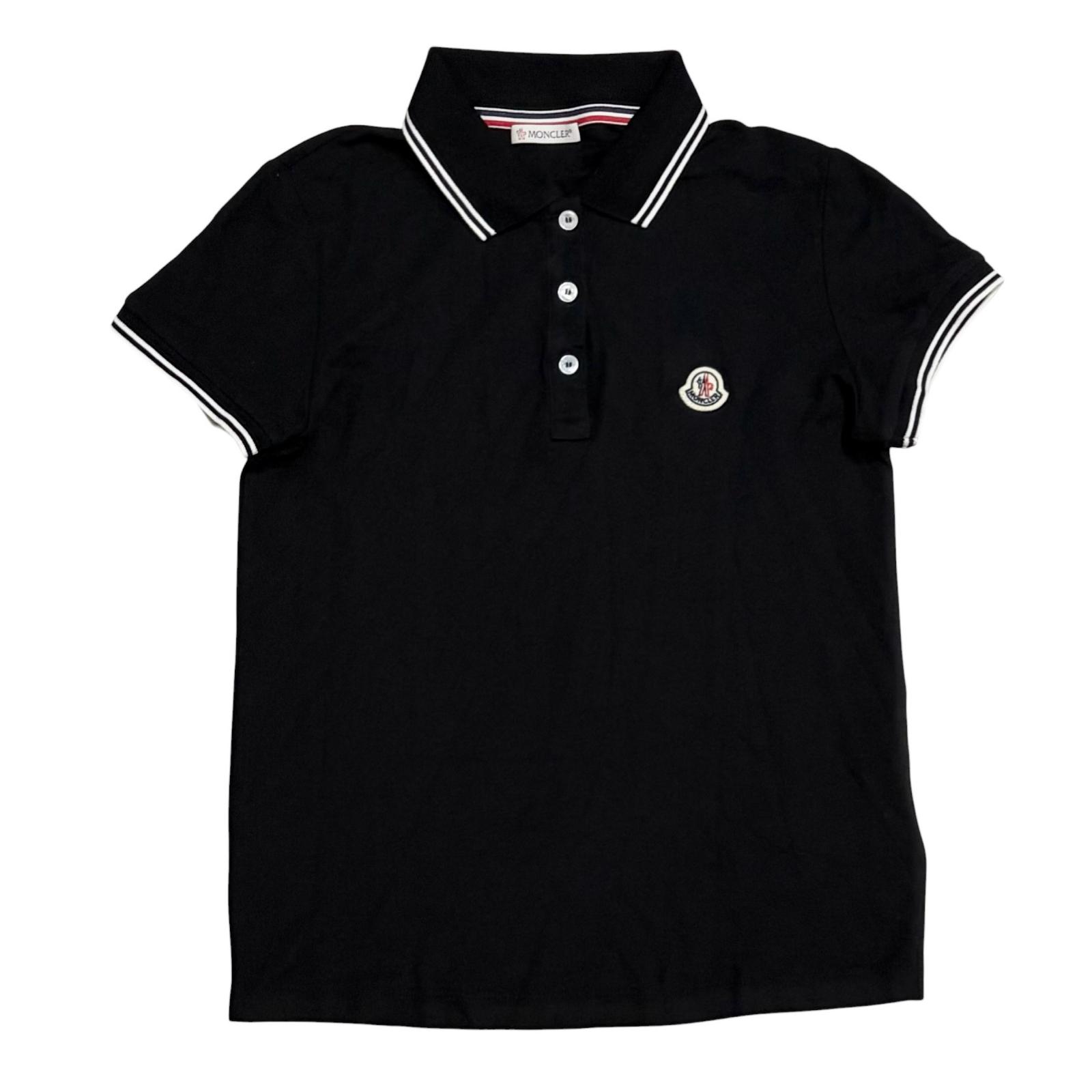 MONCLER Polo Shirt Black Women s Size XS Model F10938A7020084567