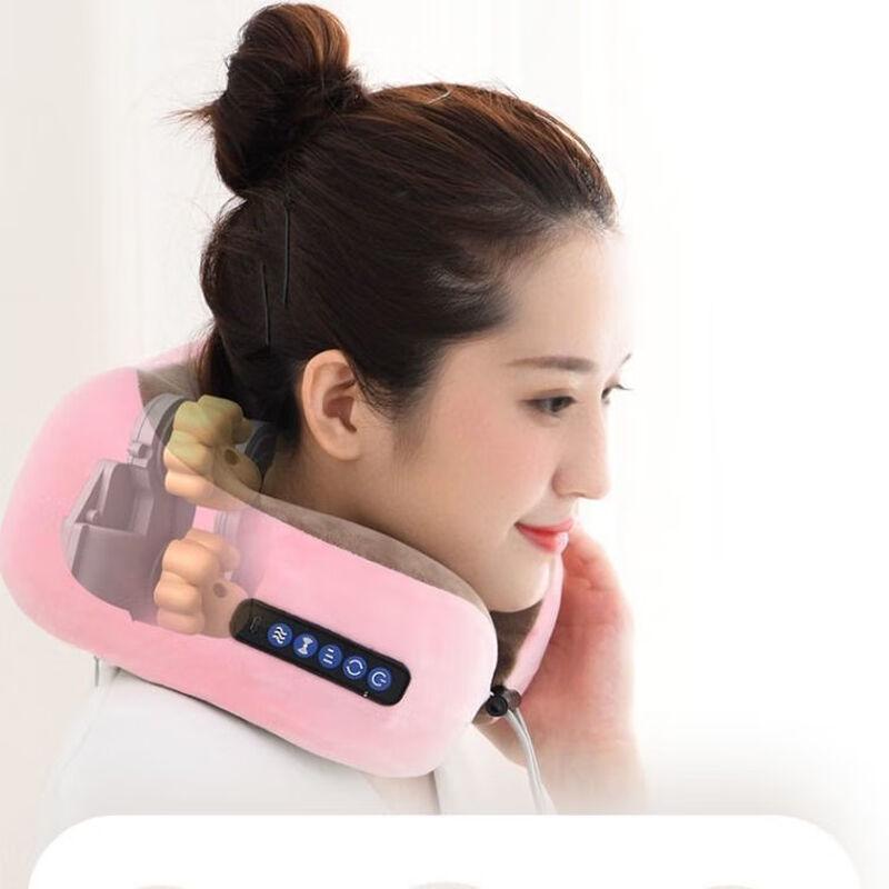 U-shaped Electric Memory Foam Neck Massager Pillow