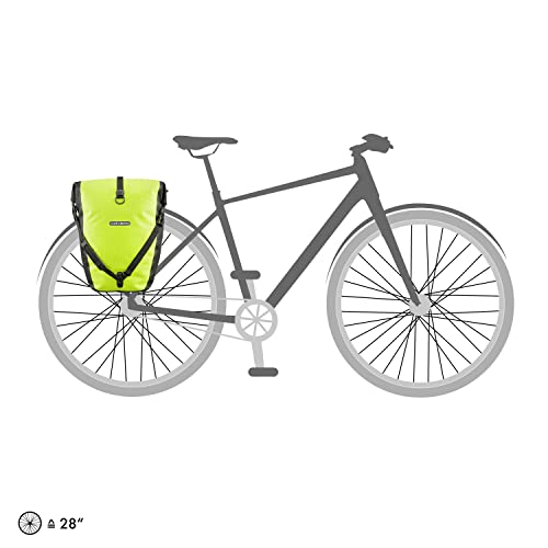 Ortlieb Back Roller HV QL2.1 (Single) F5504 Neon Yellow, H42xW23/32xD17cm
