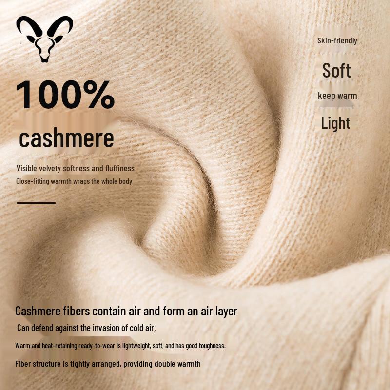 Hengyuanxiang Women's Pure Cashmere Thermal Leggings