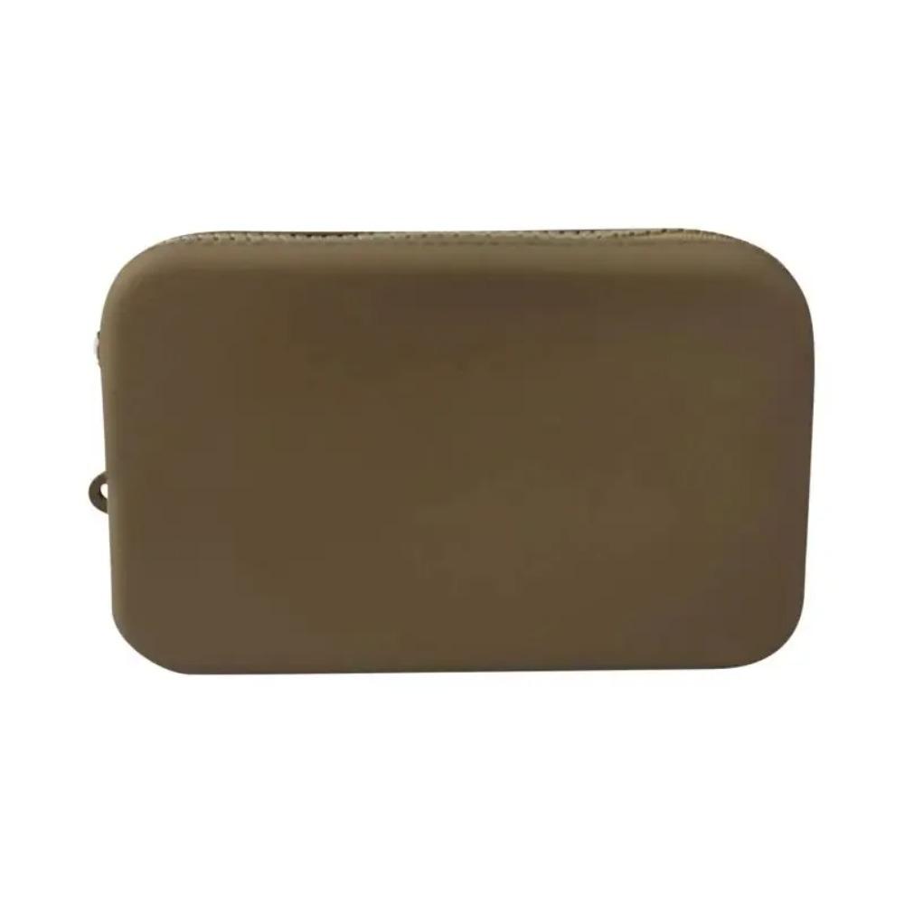 

New Silicone Coin Bag Large-Capacity Solid Color Beach Bag Pendant Waterproof Phone Holder for Bogg Storage Bag кофейный