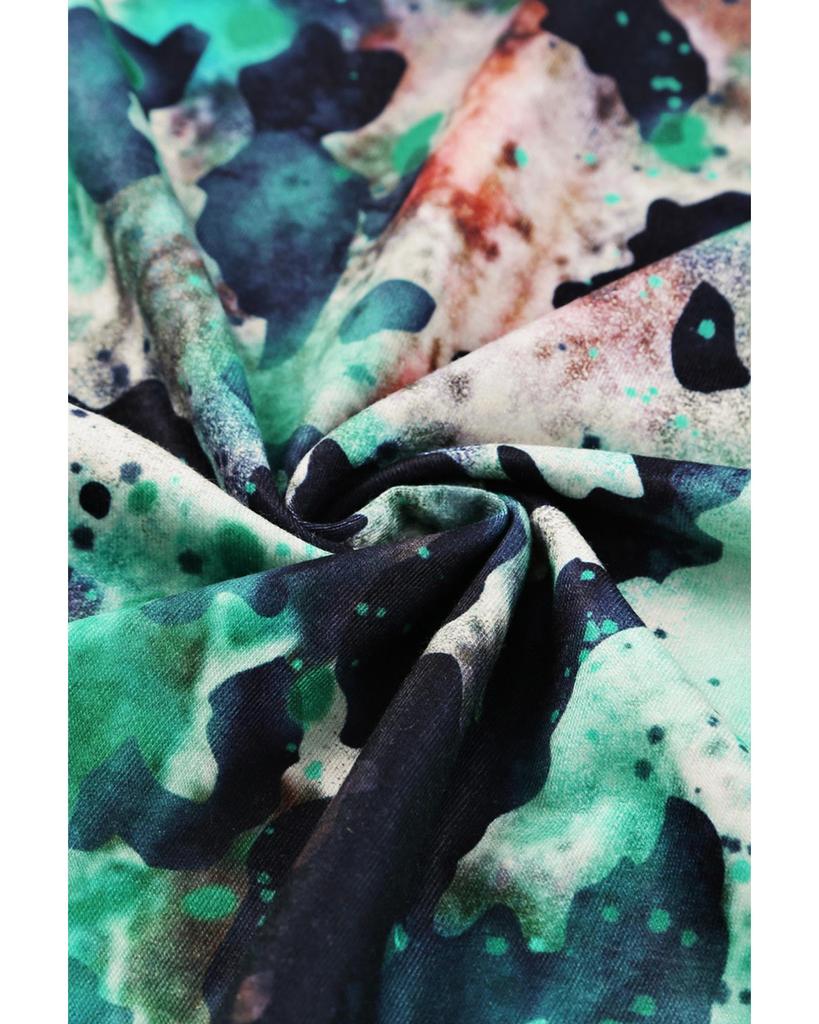 Azura Exchange T-Shirt mit Leopardenmuster und Grafik