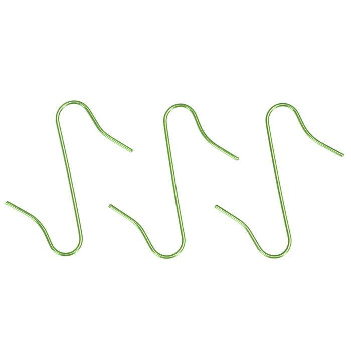 Crochets à bibelots - SPRINGOS - 150 pcs - Métal - Vert - Décoration de Noël