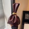 Chic Retro Pleated Mini Bucket Bag for Women - 2025 Autumn/Winter Collection