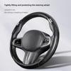For Jeep Car Steering Wheel Cover Carbon Fibre Sports Styling Accessories For Jeep Grand Cherokee Wrangler JK Gladiator Compa