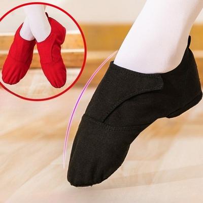 Neue Weichsohlen Tanzschuhe für Erwachsene Kinder Ballett Yoga Performance Unisex Leichte Canvas Stoffsohle Indoor Trainingsschuhe