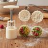 Hand Press Mid Autumn Festival Moon Cake Mold Embossing Pastry Molds  Baking