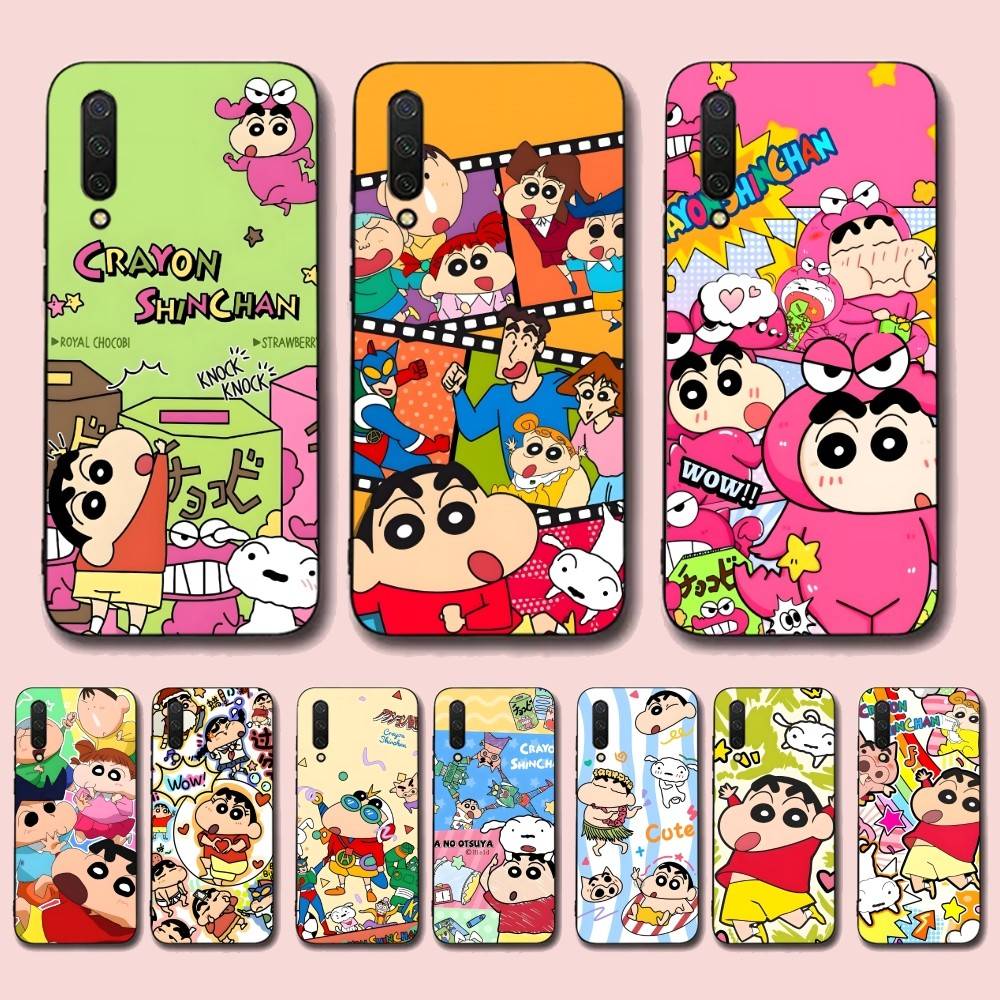 Crayons Shin-chan Phone Case For Xiaomi Mi 5X 8 9 10 11 12 lite pro 10T PocoX3pro PocoM3 Note 10 pro lite