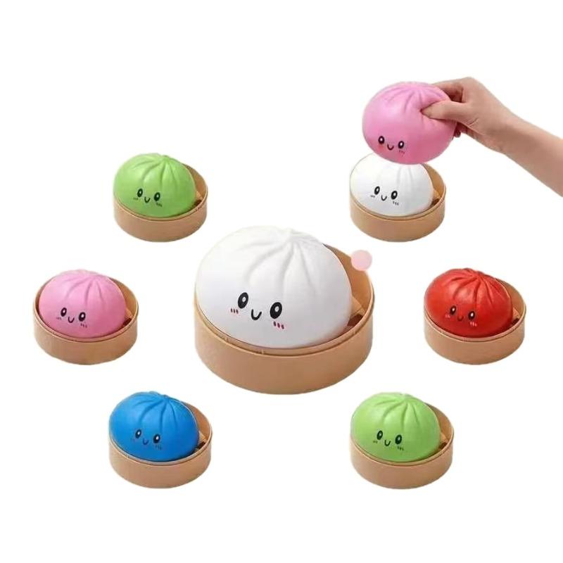 Вирусная игрушка-пищалка из муки, мячик-антистресс в виде пельменя со стимером United States