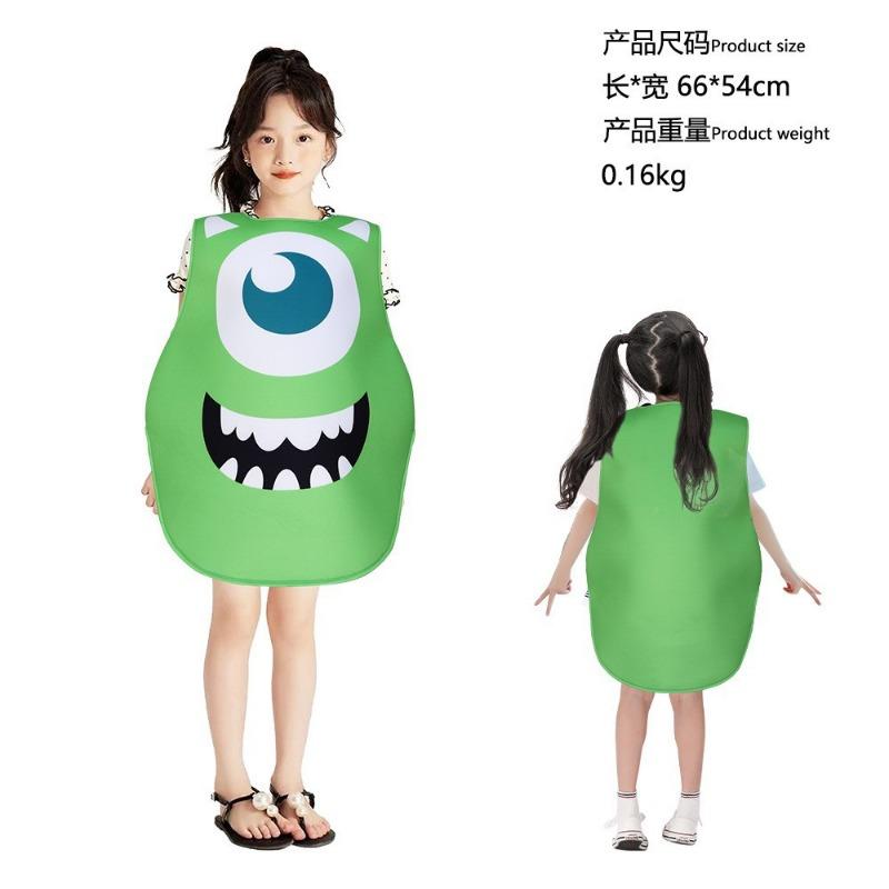 Halloween Mona Lisa 2 Costume Mural Costume Campus Event Performance Composite Sponge Suit Onesie