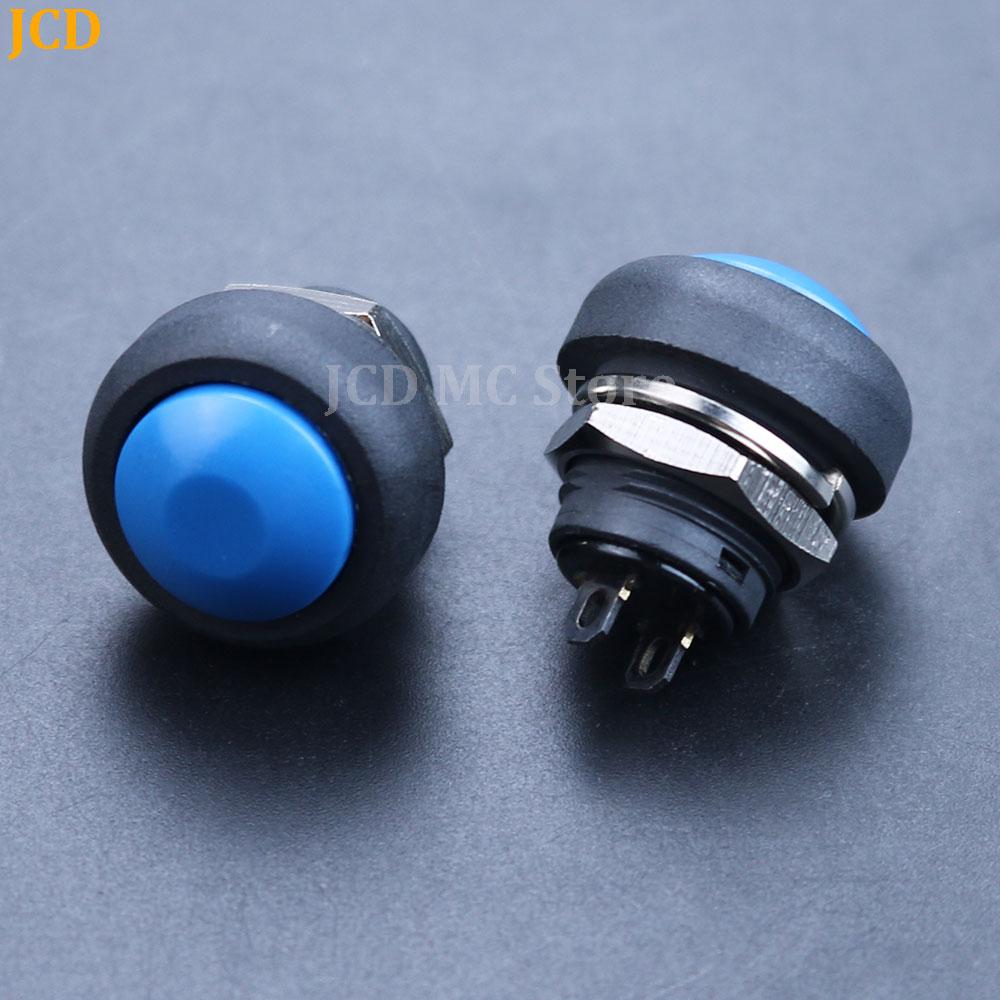10/50/100PCS 12mm Momentary Push Button Switch ON OFF PBS-33B Self Reset Self Locking Mini Round Switch Waterproof Power Switch