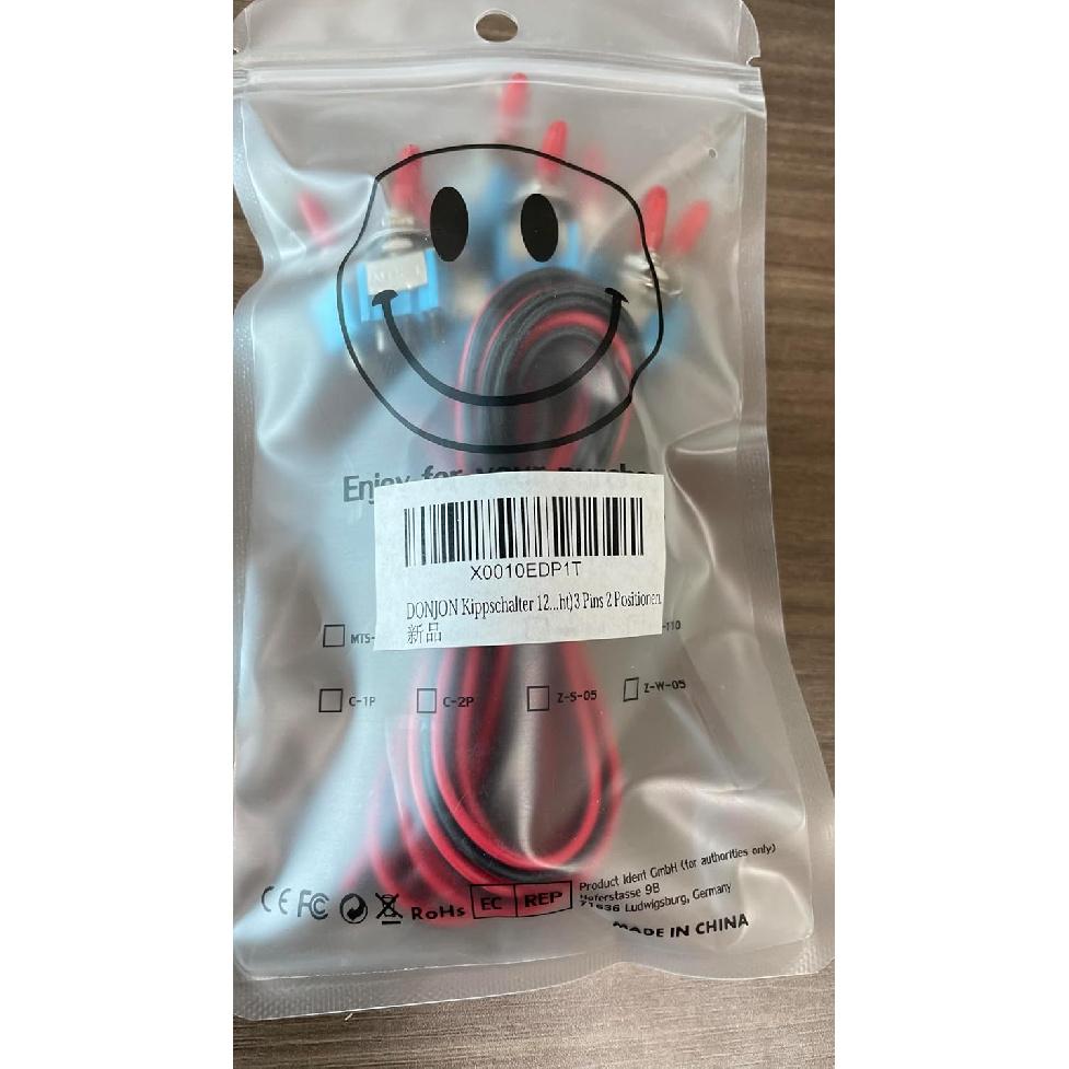 VONVOFF Toggle Switch,ON/Off SPST With Pre-Soldered Wires,3V/5V/12V/24V/72V/110V/220V/240V/ Mini Toggle Switches For Car,Truck, Light,Test