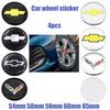 4pcs New 54mm 50mm 60mm 56mm 65mm Car Wheel Emblem Sticker Wheel Center Hub Cap Auto Rim Refit Badge Covers Sticker Accessories