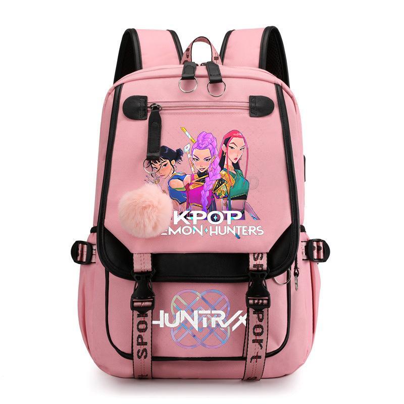 Witch Hunter Animation Cartoon Printed School Bag Large Capacity Junior High School Student Backpack